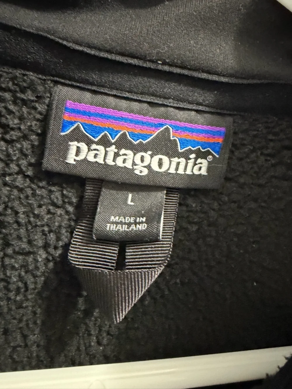 Patagonia Charcoal Gray Quarter-Zip Fleece Pullover with Nexthink Embroidery